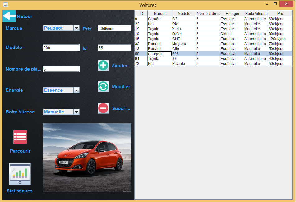Manage Stocks